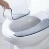 Pokrywa sedesa w łazience poduszka do mycia miękka ciepła mata podkładka ciepła zagęszczona 38 10 cm