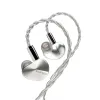 Fones de ouvido BGVP NS10 fones de ouvido 8BA+2dd Unidade de acionamento híbrido em fone de ouvido com fio de ouvido HiFi Monitor de fone de ouvido com 3in1 Cabo de plugue substituível MMCX