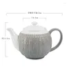 Tasses Creative Relief Wool Texture tasse de café en céramique avec soucoupe nordique moderne l'après-midi thé théière tasse de thé.
