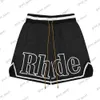 Rhude Shorts desinger Men Krótka moda Spodnie Spodnie Mężczyzny Women skórzane spodenki USA Rozmiar S-XL 182