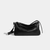 Sacs de soirée Mabula Design Simple Femmes Couleur solide Black Hobo Crossbody Sac Soft Pu Leather décontracté sac à main