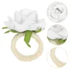 Bordduk Rose servettringar ringer konstgjorda blommor dekoration spännen el servietthållare