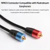 Accesorios NICEHCK EBX21 HiFi Hifi Cable de auriculares Silver Copper Cobre Cambio estándar 3.5/2.5/4.4 mm ENQUENTO ESPALIZADO MMCX para LZ A7