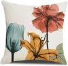 Pillow Modern Floral Print Cover 50x50 For Outdoor Patio Garden Living Room Sofa Farmhouse Decoration Home