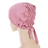 Bandanas Durag Capuche inférieure élastique respirante Couleur solide en dentelle de lacet rigable Capitre intérieur réglable 240426