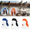 Campos de ciclismo elasticidade Baotou Cap Bandas de cabelo Simulação Durag Long Tail Pirate Hat para a cabeceira da cabeça para crianças Acessórios de fita infantil Q2O1
