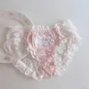 Behas sets lieve meid slipje cartoon schattige Japanse lolita kanten rand sexy lingerie medium taille dunne ademende meisjes driehoek panty