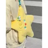 Bolsas de noite, formato de estrela fofa feminina de luxo feminino de moda feminina cartoon cartoon garotas casuais bolsas de pele faux bolsa kawaii