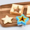 Mallen Sandwich Cutter Sealer Baking Cookie Cutter Bread Mold Dinosaur Form Sandwich Maker Mold For Kids Children Bento Kitchen Gereedschap