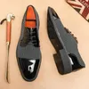 Kleiderschuhe Britisch -Stil Männer formelle Kleidung Business Fashion Luxus elegant