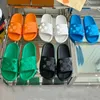 Bilancia Donne Waterfront Slifor uomini in rilievo Mule Slier Slide Sandals White Orange Green Olive Scarpe dimensioni 35-45