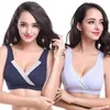 La maternité intime 100% coton BRA de maternité pour l'allaitement Grossesse Femme Bra de soutien-gorge Nire des soutiens-gorge sans sous-vêtements D240426