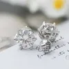 Paston 5CT 11MM Round Brilliant Cut Moissanite Earring Studs 925 Sterling Silver Fashion Jewelry