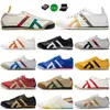 2024 Japa Tiger Mexico 66S Seakers de style de vie Wome Me Desigers Cavas Chaussures noir blanc rouge jaune beige basse-voyageurs à liceau à liceau / vert 36-46