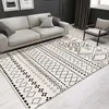 Teppiche Marokko leichte Luxusteppiche für Wohnzimmer ethnischer Stil Wohnkultur Beige Grey Teppich Sofa Seitschlafzimmer Teppich Balkon Anti-Schlupf-Matte