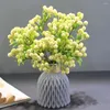 Dekorative Blumen Faux Berry Stängel künstliche Beeren lebendige Zweige für Home Party Decor Realistische detaillierte langlebige langlebige Zweige