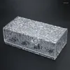 Vases Stone Grain Clear Acrylique Flower Vase Vase Organization Container Drop.