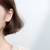 Studörhängen La Monada Färggradient Earings Studs 925 Sterling Silver Fine Jewelry Minimalist för kvinnor koreanska