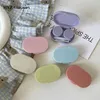 8gfg Contact Lens Accessoires Couleur Couleur portable Mini Case Easy Carry Lenses Boîte de rangement Contaiteur de soins oculaires avec miroir D240426