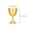 ワイングラスガラスウイスキー寺院製品レトロカップデスクトップ装飾テーブルブラス装飾ロイヤル