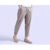 2024Summer Yeni Keten Sıradan Pantolon Erkekler Gevşek Pamuk Keten Erkek Pantolon Set Çin tarzı Erkek Keten Malzeme İnce Pantolon