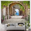 Tapestries bloemen plant landschap hippie tapijtstraatstijl woonkamer slaapkamer achtergrond muur hangende stof tafelkleden