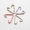 Charms 12pcs 20x47mm Weihnachtskrücke Charm Mini Candy Cane Pendell