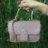 Evening Bags Women Green Python Leather Shoulder Bag PU Snake Tote Hand Clutch Purse Ostrich Party