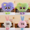 Internet kändis heta säljer söta husdjur lilla monster plysch leksak docka helande mjuk och söt tecknad kanin kärleksdocka sats