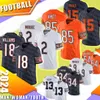 Jaylon Johnson Khalil Herbert Football Jerseys 2 DJ Moore 18 Caleb Williams d'Antre Swift Walter Payton Keenan Allen Rome Odunze Cole Kmet Jaquan Brisker Montez Sweat