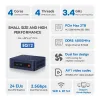 DRIVES BEELINK EQ12 WIN 11 MINI PC 12e Gen Intel Alder Lake N100 8GB 16GB DDR5 500 GB SSD WiFi6 Dual 2.5Gbps LAN Desktop Computer