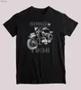 Męskie koszulki Polskie Sok 1000 Klasyczna koszulka motocyklowa 100% bawełniany O-Neck Summer Short Rleeve Casual Mens T-shirt S-3xlxw