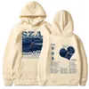 Sweats à capuche pour hommes Sza SOS Good Days Sweat à capuche imprimé Hoodie Street Street Sweatshirt Hothirt Harajuku Unisexe Tracksuit Clothing 240425