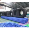10 m lang (33 Fuß) mit Blower Outdoor -Aktivitäten aufblasbarer Buchstaben Wörter Logo -Board angepasstes Alphabetbuchstaben für die Werbedekoration