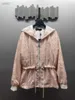 Damesjacks Designer G Joint Naam Kawaii Animal Print Zipper Jacket Casual Hooded Coat