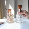 Storage Bottles Multi-purpose Creative Transparent Crystal Glass Pencil Holder Candle Cup Ornament Nordic Ins Ball Makeup Brush Bucket