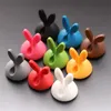 Câble de fil d'oreille de lapin Câble de cordon rangée Câble écouteur Organisateur de fil Storage Silicone Câble Câble Calle Cordon Clips T9I002628