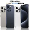 I15 pro max mobile mobile da 6,7 pollici smartphone da 16 GB RAM 1Tb 1 T-in-One LTE 5G Network 7800 MAH Riconoscimento del viso per impronte digitali 108 Megapixel Quad-core-configurato con telefono Android