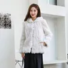 Women's Fur Fashion Imported Rex Coat Autumn And Winter 2024 Real One Loose Casual Young Warm Female Tid