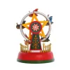 Weihnachtsdekoration Navidad Decor Village Glühe Musikhaus Karussell Ferrris Wheel Baumdekoration Ornamente Geschenke für Kinder 211 otlge