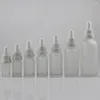 Bouteilles de rangement 50 ml Conteneurs cosmétiques vides Emballage d'huile de verre avec maquillage blanc maquillage en gros de la peau