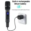 Microfoons UHF Wireless Handheld Dynamic Karaoke Microfoon Bluetooth -ontvanger Voer professionele thuisreverb Hoge en lage bas uit