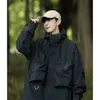 Forest Style Autumn Hooded Three Defense Assault Suit Outdoor Veste polyvalente lâche pour hommes XZ Special P