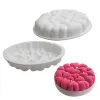 Molds Meibum Heart Mousse Molds Food Grade Silicone Cake Molds Valentijnsdag Bruiloftsfeest Dessert Bakgereedschap Keuken Bakware Set