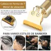 Recortador de cabello T9 Cabello Cabello Profesional Shaver Electric Shaver Mens USB Carga para la barba aceitosa Q240427