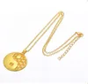 Drop Silver Goldcolor Round Shape Flower of Life Pendant Religious Yin Yang Halsband Kvinnor Juvelry Christmas Gifts8204179