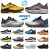 Designer Mens Womens Brooks Running Shoes Women Ghost 15 Cascadia 16 17 Casual Sneakers Triple Black White Blue Orange Sports Ourdoor Walk Trainers