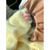 Женские трикотажные женские кардиганские свитер корейский сладкий желтый v -cec