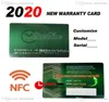 2021 Green No Boxes Caixa Rollie NFC Made Rollie NFC Cartão com coroa antiforgerior e presente de rótulo fluorescente mesmo tag em série Super 1727367