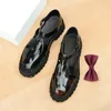 Sandales Italian Mens Business Luxury Geatine Leather Elegant Hollow Plateforme 4,5 cm Talons Patent Summer Social Shoes Man